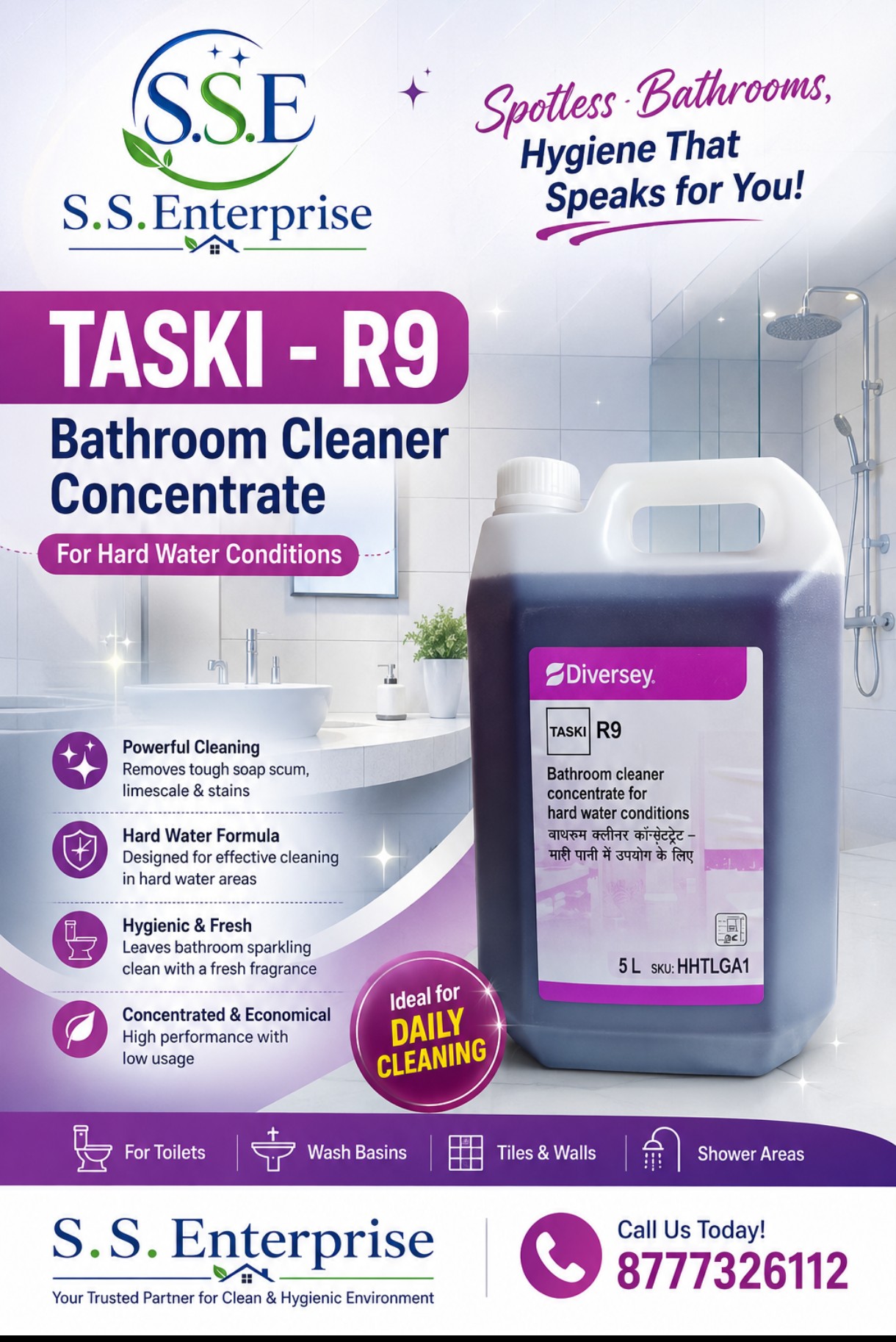 TASKI - R9 Bathroom Cleaner Concentrated