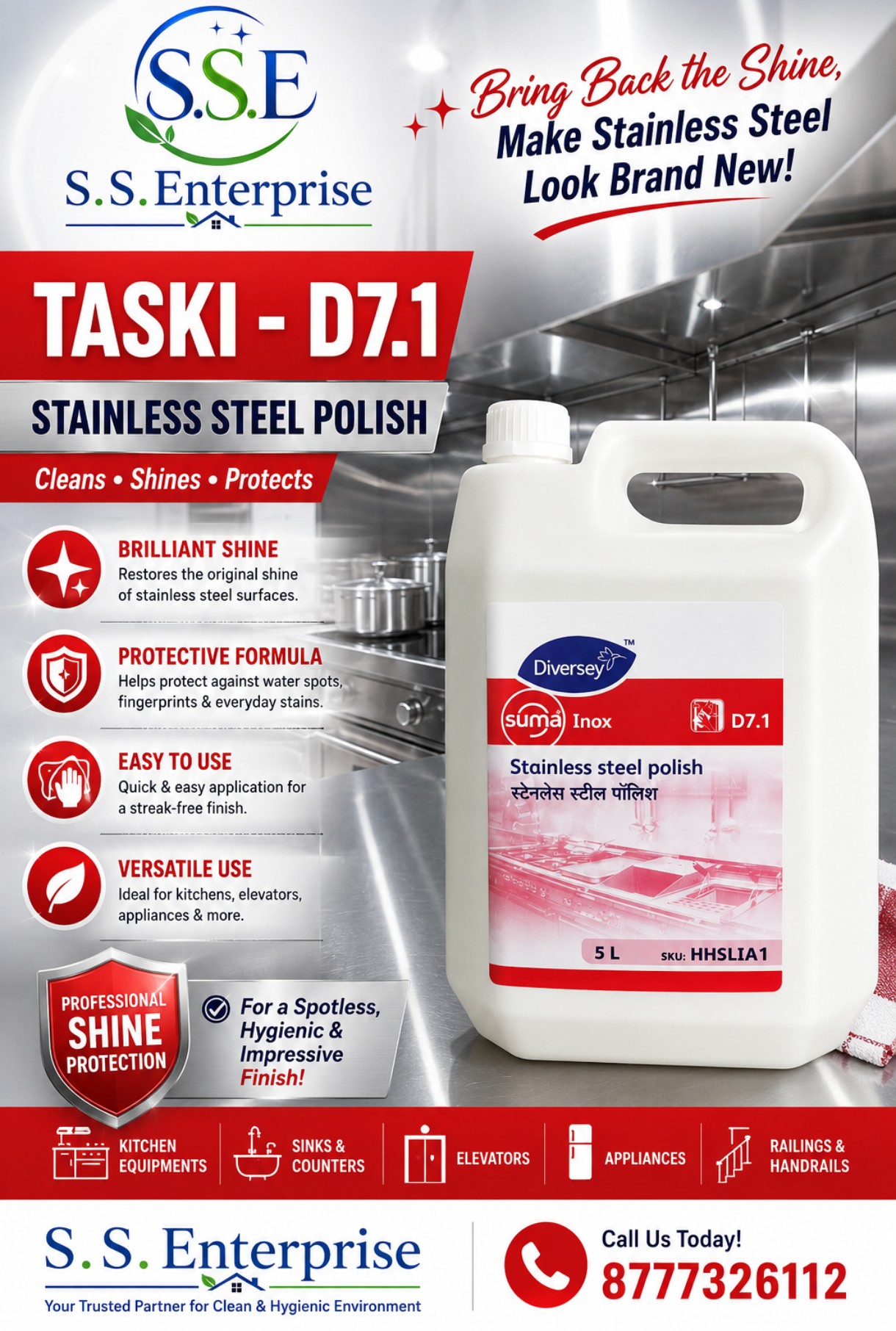TASKI - D7.1  Stainless Steel Polish