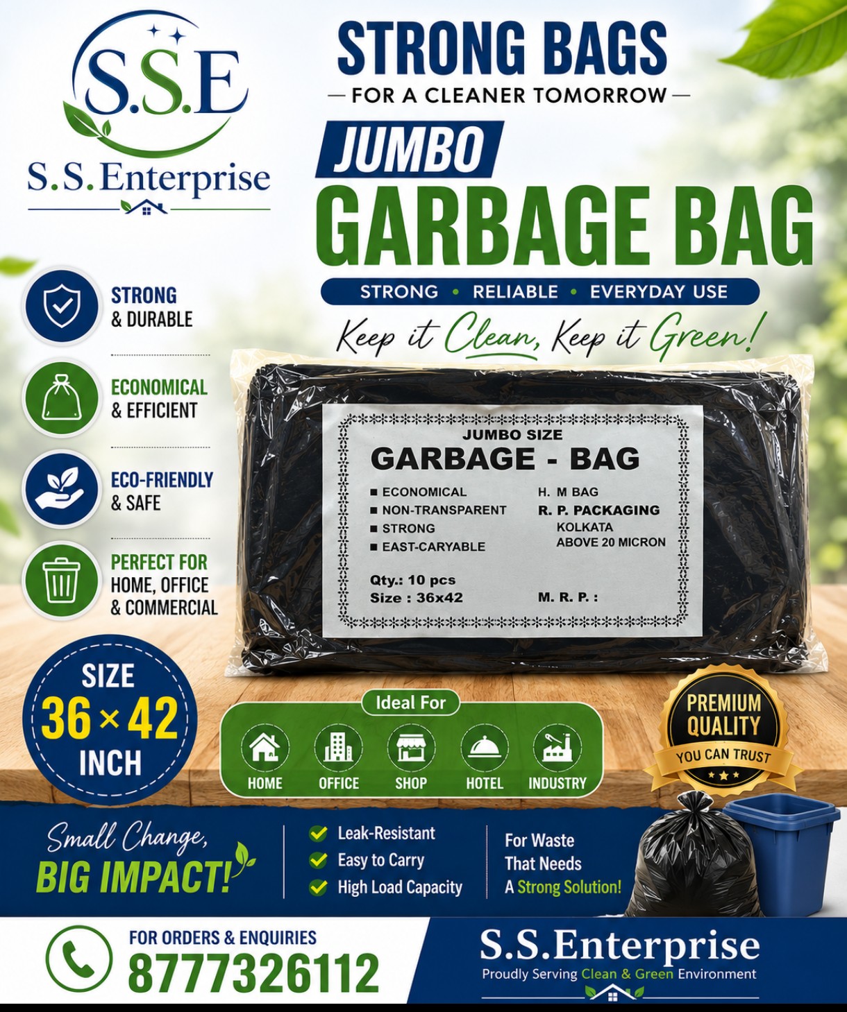 Garbage Bag 36 * 42 Inch
