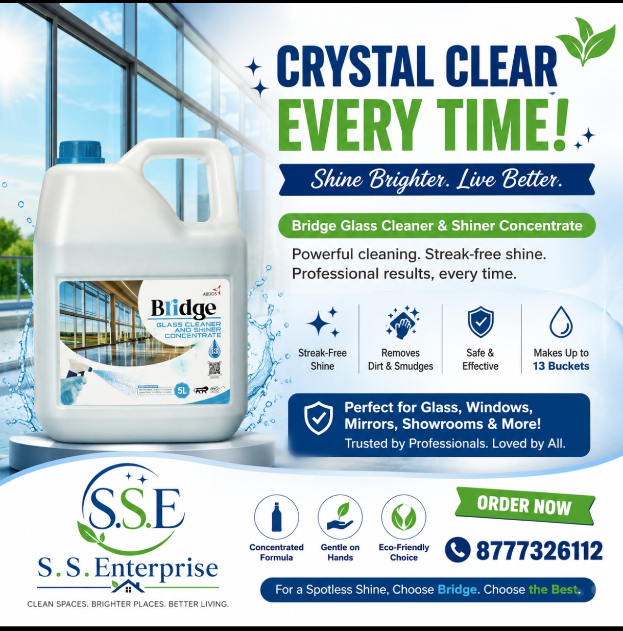 ABDOS - i3 Concentrate Glass Cleaner