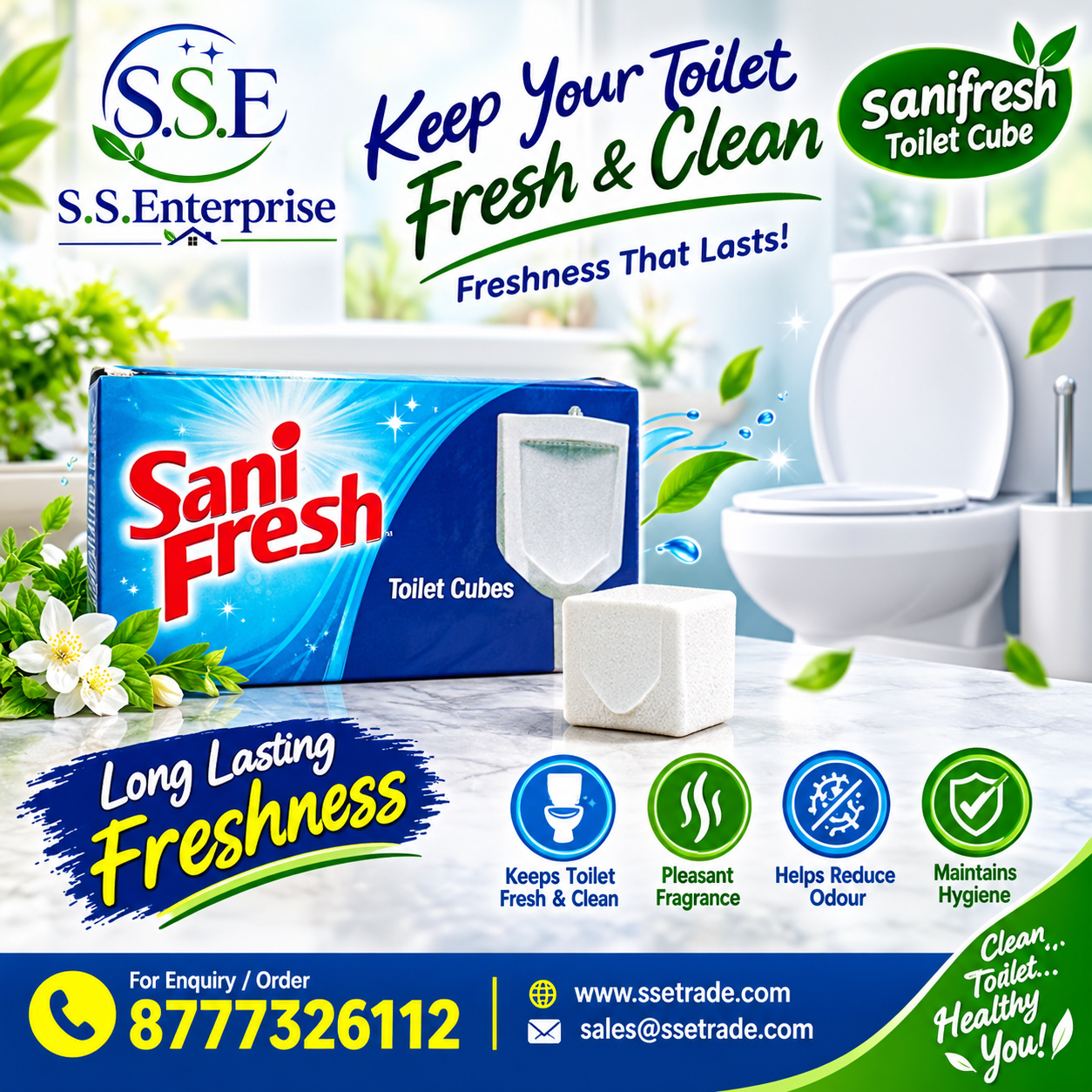 Sani Fresh Toilet Cube